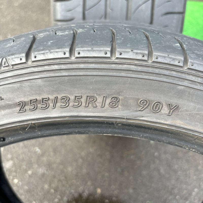 255/35R18 SP SPORT MAXX 050 ダンロップ　中古　激安美品　2本セット：9000円