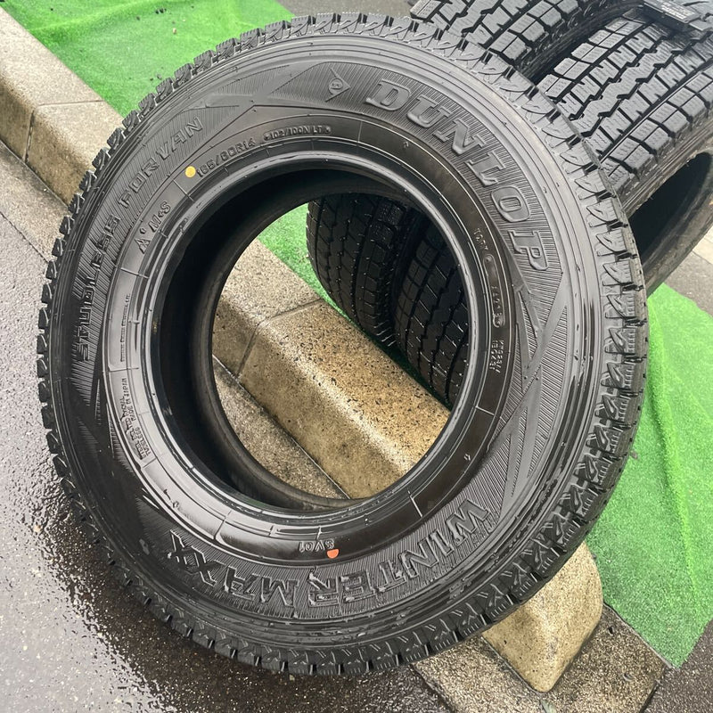 185/80R14 ダンロップ　8PR 中古　激安美品　2本セット＋1本：18000円