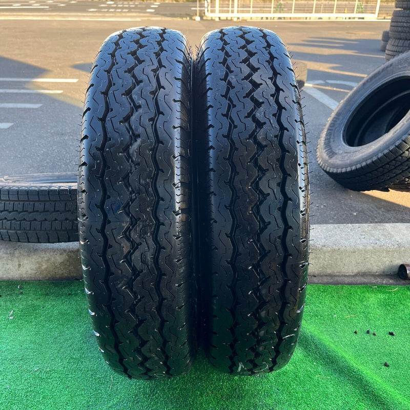 205/85R16 DUNLOP, LT5 中古バリ溝　激安美品　　2本セット：12000円