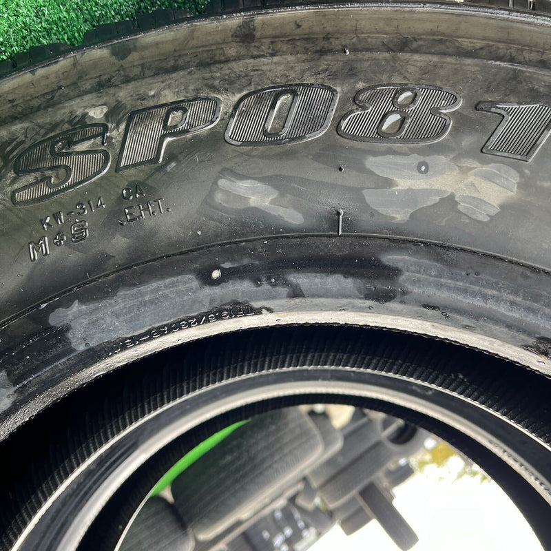 245/70R19.5 DUNLOP, SP081 中古　激安美品　　2本セット：19000円