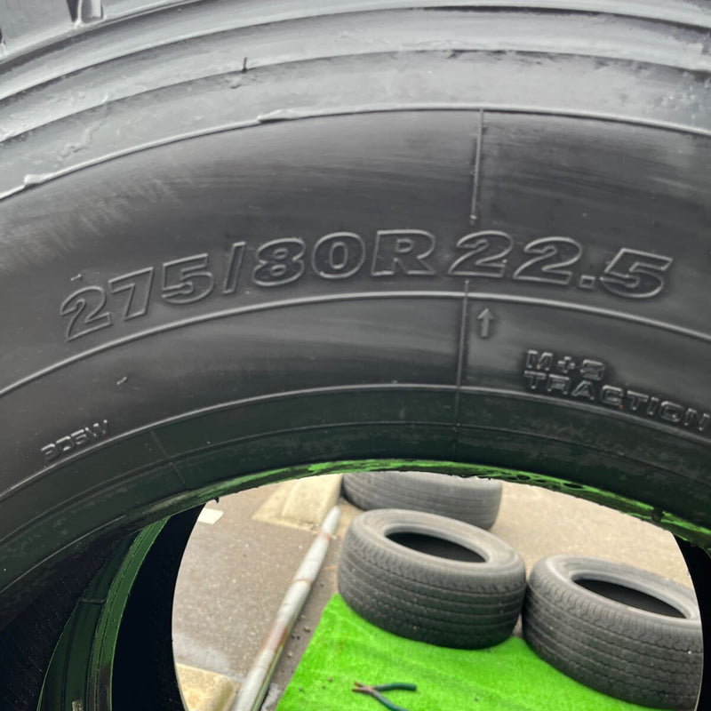 275/80R22.5 YOKOHAMA, 905W 中古　激安美品　　2本セット：23000円