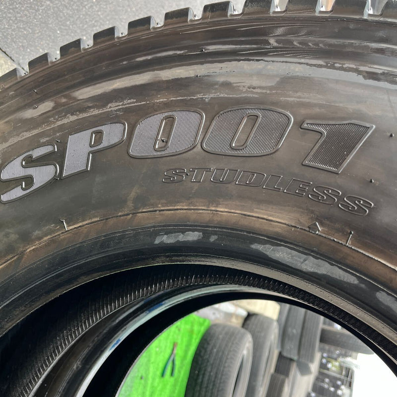 11R22.5 DUNLOP, SP001 中古　激安美品　2本セット：24000円