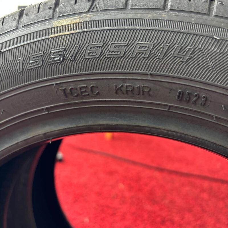 GOODYEAR 155/65R14 EG01 ほぼ新品夏タイヤ 2本:9500円