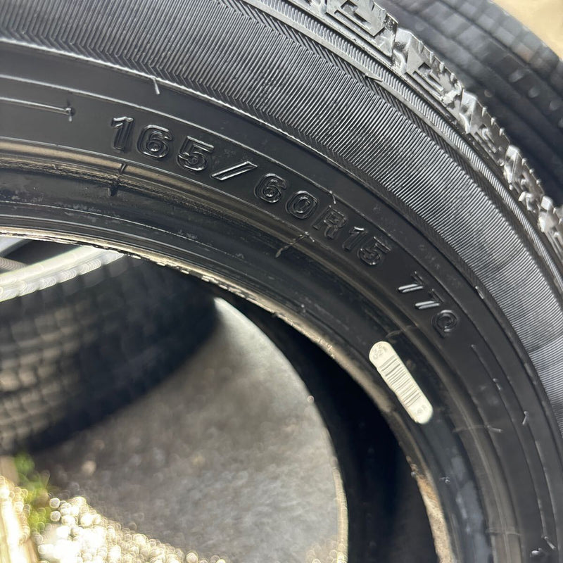 DUNLOP 165/60R15 WM03 中古スタッドレスタイヤ 1本:4400円