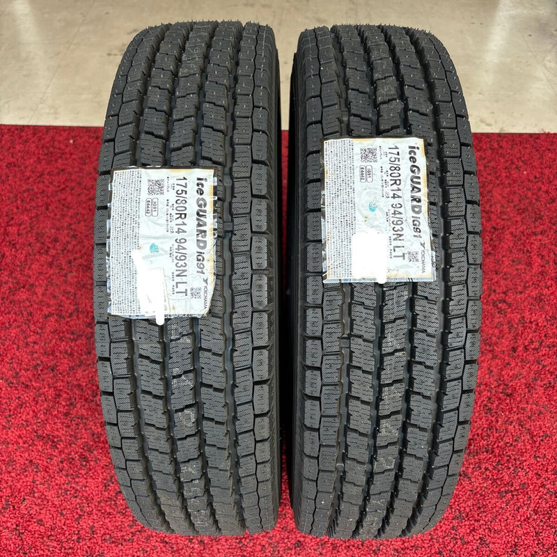 175/80R14 94/93N LT iG91 ヨコハマ　年式:2019 未使用品　激安美品2本セット:13000円 未使用