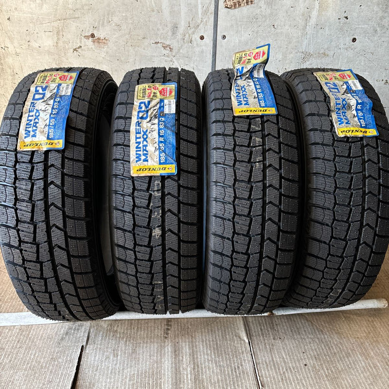 185/55R16 DUNLOP WM02 年落ち未使用品　4本:36000円 未使用