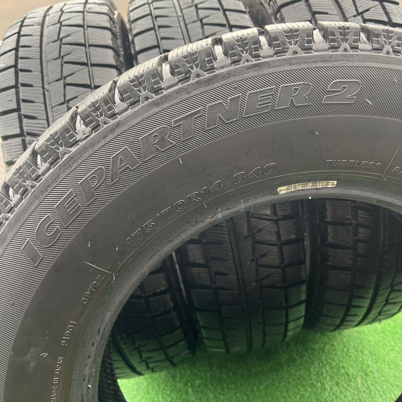 175/70R14 BRIDGESTONE ICEPARTNER2　中古スタッドレス　激安美品　4本セット：20000円