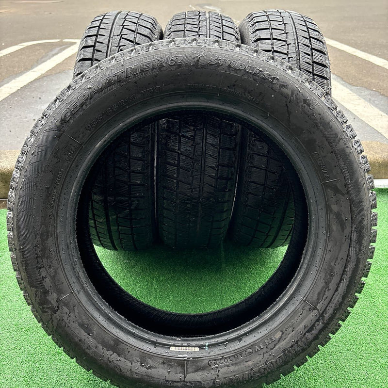 155/65R14 バリ山 ブリヂストン 中古冬タイヤ 4本:10500円