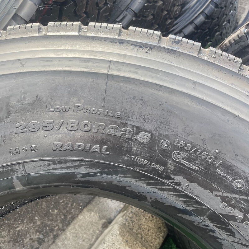 295/80R22.5 、ブリヂストン　新品年 4本セット:158000円