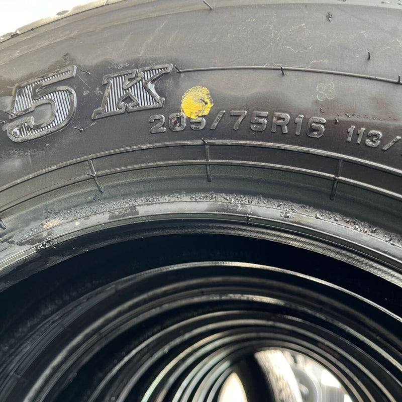 205/75R16 DUNLOP, SP355 中古　激安美品　　6本セット：35500円