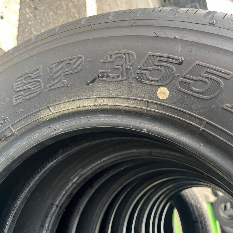 205/75R16 DUNLOP, SP355 中古タテ溝　　激安美品　　6本セット：35500円