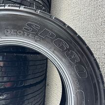 245/70R19.5 DUNLOP SP680 2020年製 中古ミックスタイヤ　地山　激安美品　12本セット:132000円