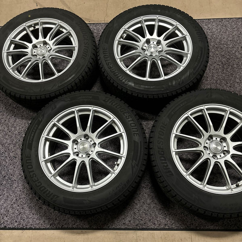 ブリヂストン 225/60R18 中古アルミホイール付き 4本セット:50000円