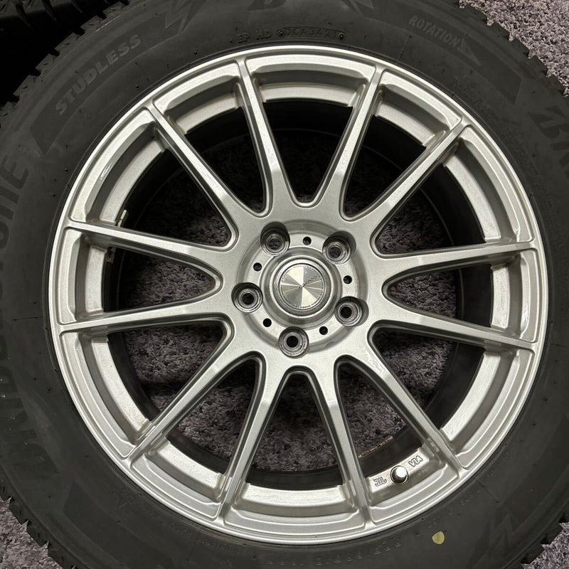 ブリヂストン 225/60R18 中古アルミホイール付き 4本セット:50000円