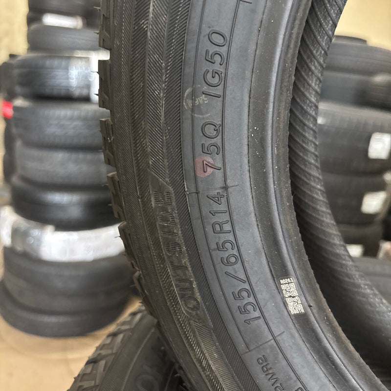 ヨコハマ 155/65R14 IG50 2018年製未使用品　4本:19000円 未使用