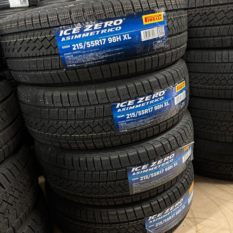 ピレリ 215/55R17 アイスゼロアシンメトリコ 新品冬タイヤ 4本セット:64000円