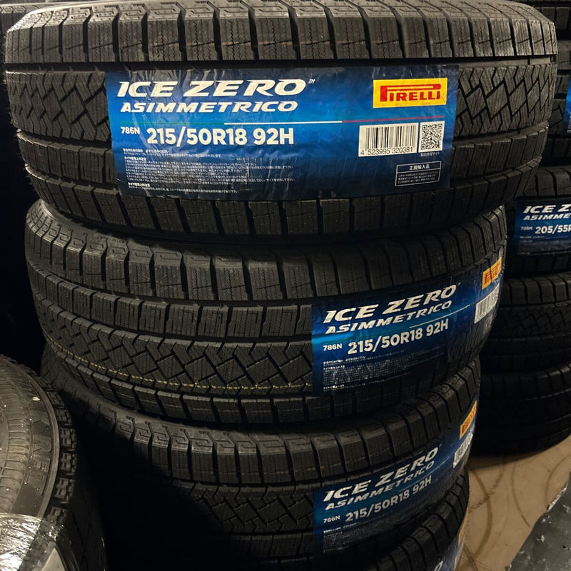 ピレリ 215/50R18 アイスゼロアシンメトリコ 新品冬 4本セット:66000円