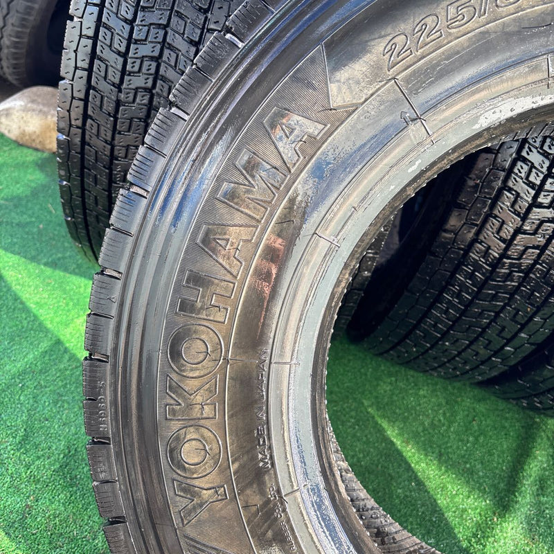 225/80R 17.5 中古地山　　ヨコハマ　激安美品　　6本セット：27000円