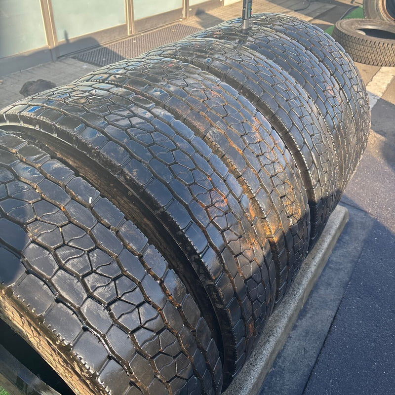 225/80R17.5 BRIDGESTONE, 中古地山　ミクスタイヤ　激安美品　6本セット：27900円