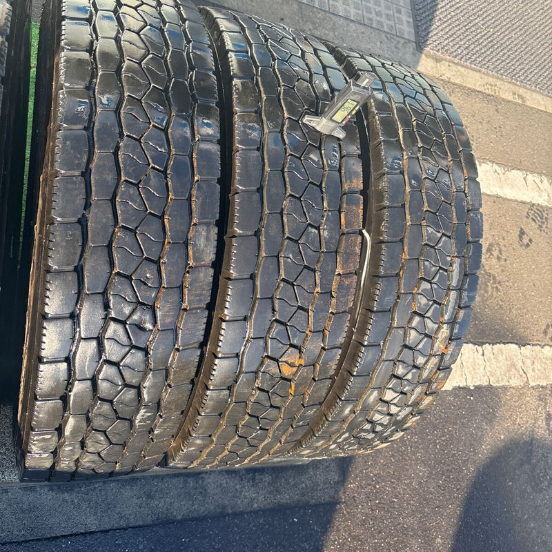 225/80R17.5 BRIDGESTONE, 中古地山　ミクスタイヤ　激安美品　6本セット：27900円