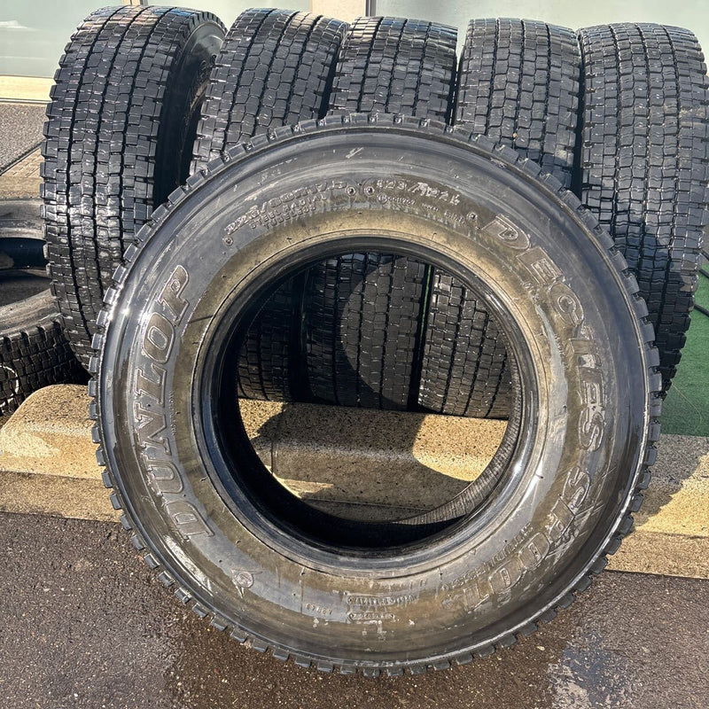 225/80R17.5 ダンロップ　中古地山　激安美品　6本セット：26300円