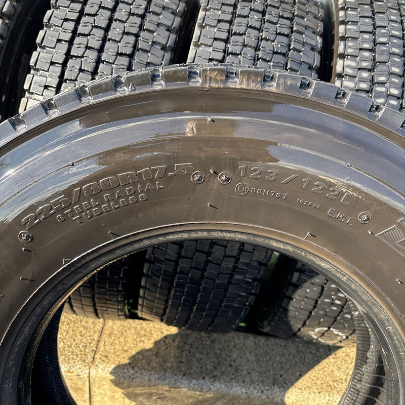 225/80R17.5 ダンロップ　中古地山　激安美品　6本セット：28000円