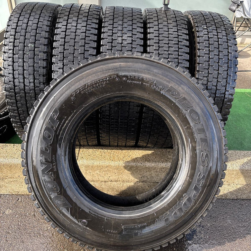 225/80R17.5 中古地山　ダンロップ　激安美品　6本セット：27200円