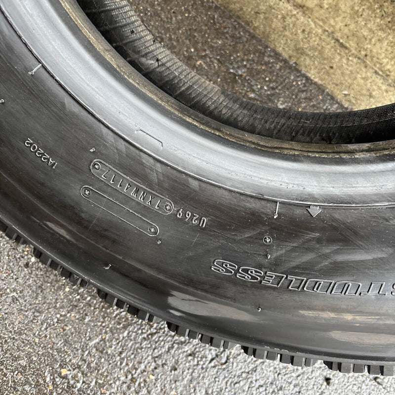 225/80R17.5 DUNLOP 中古地山　激安美品　6本セット：28700円