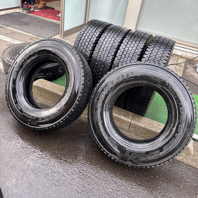 225/80R17.5 ダンロップ　中古地山　激安美品　6本セット：24800円