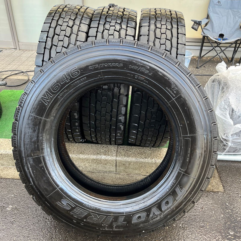 275/70R22.5 、ミクスタイヤ　2022年UP 東洋　激安美品　4本セット：75000円 未使用