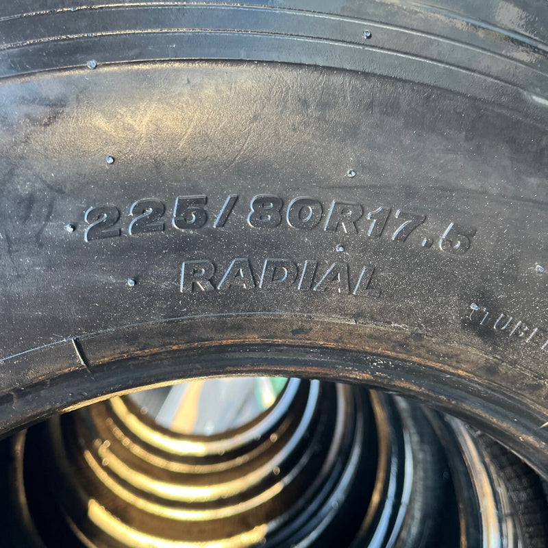 225/80R17.5 BRIDGESTONE, リブラグ　激安美品　6本セット：34000円