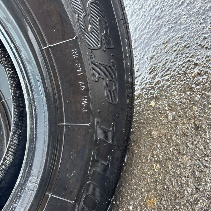 ダンロップ 225/80R22.5 SP110 中古タイヤ 2本:9000円