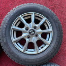145/80R13 中古冬タイヤホイール付！　4本セット:19000円