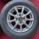145/80R13 中古冬タイヤホイール付！　4本セット:19000円