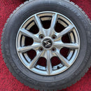 145/80R13 中古冬タイヤホイール付！　4本セット:19000円