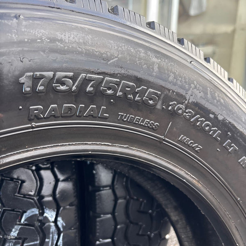 ブリヂストン 175/75R15 M804 深溝 中古MIXタイヤ4本セット:17000円