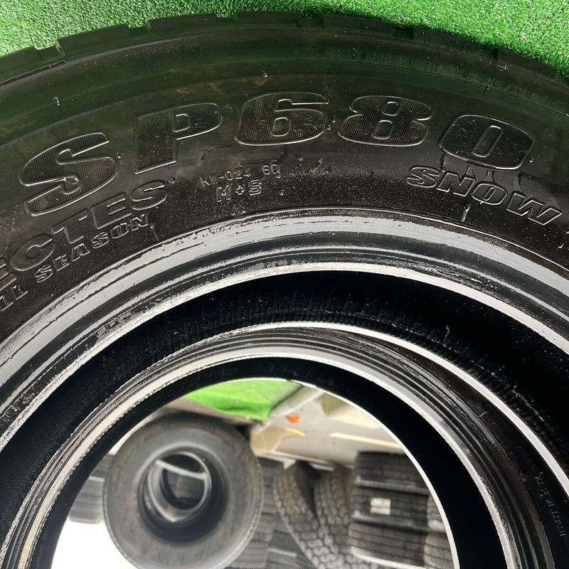 265/70R19.5 DUNLOP, SP680 中古ミックス　激安美品　　2本セット：24500円