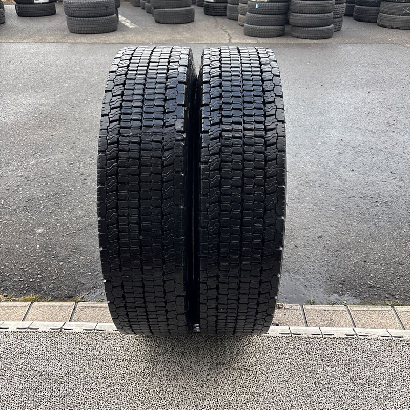 225/80R17.5 中古再生　スタッドレス　激安美品　2本セット：9000円