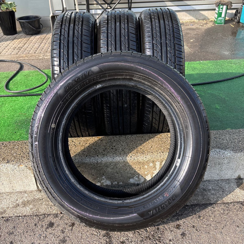 155/65R13 PRACTIVA 中古　ノーマルタイヤ　美品４本セット:11500円