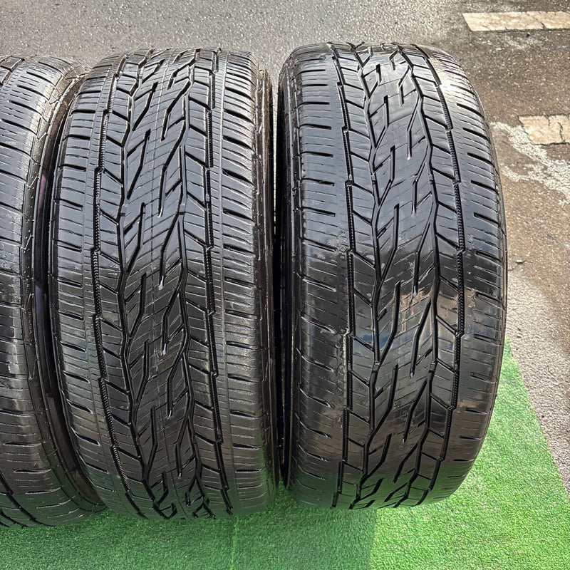 225/55R18 CONTINENTAL CONTICROSSCONTACT LX2 中古夏タイヤ　4本セット:16000円