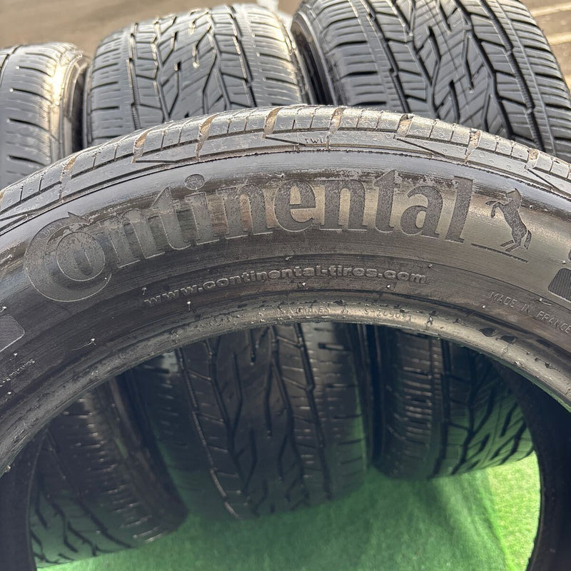 225/55R18 CONTINENTAL CONTICROSSCONTACT LX2 中古夏タイヤ　4本セット:16000円