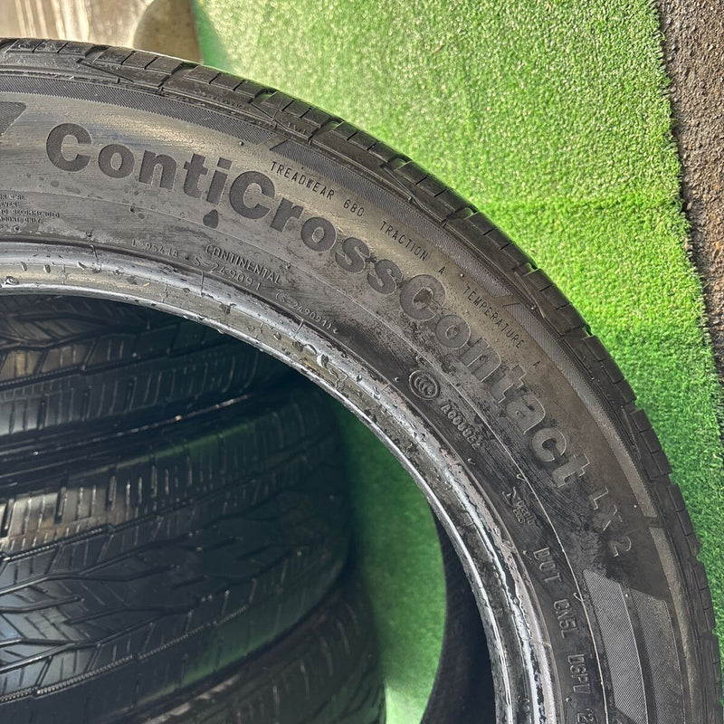 225/55R18 CONTINENTAL CONTICROSSCONTACT LX2 中古夏タイヤ　4本セット:16000円
