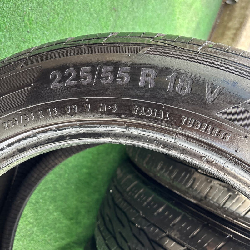225/55R18 CONTINENTAL CONTICROSSCONTACT LX2 中古夏タイヤ　4本セット:16000円