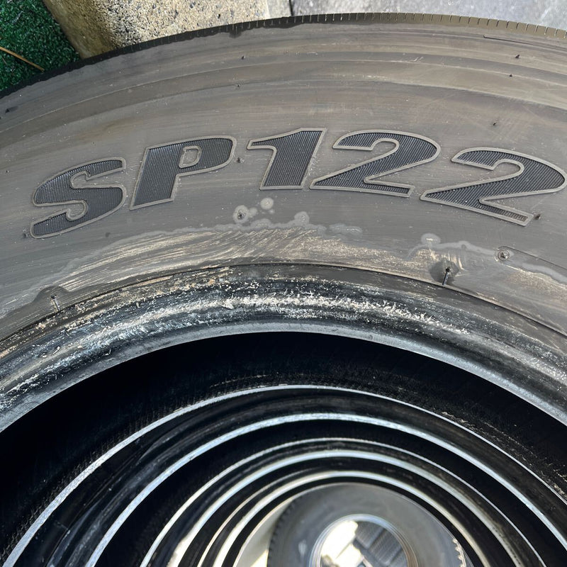 295/80R22.5 DUNLOP, SP122 激安美品　4本セット：75000円