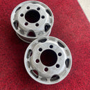 アルミホイール　17.5×6.00の6穴(225/80R 17.5或いは、225/90R 17.5などに使う)激安美品　2本セット：18000円