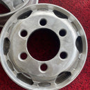 アルミホイール　17.5×6.00の6穴(225/80R 17.5或いは、225/90R 17.5などに使う)激安美品　2本セット：18000円