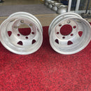 アルミホイール　17.5×6.00の6穴(225/80R 17.5或いは、225/90R 17.5などに使う)激安美品　2本セット：18000円