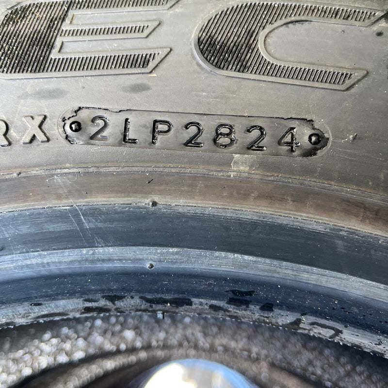 245/70R19.5 BRIDGESTONE, ほぼ新品　M801 バリ溝ミックス　2024年製 激安美品　8本セット：198000円