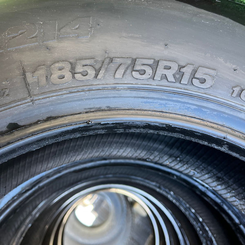 185/75R15 BRIDGESTONE, R214 イボ付　激安美品　2024年製 6本セット：42000円