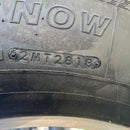 275/80R22.5 BRIDGESTONE, W900 リム組無し　激安美品　1本セット：25000円